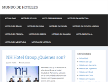 Tablet Screenshot of mundodehoteles.com